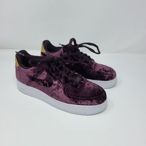 Velvet Nike Air Force 1 Size 8.5